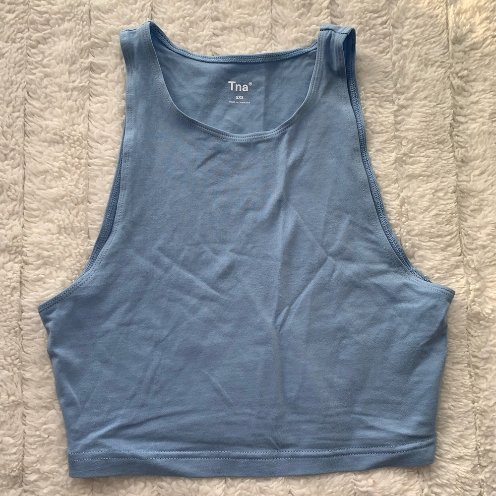 TNA high-neck crop top